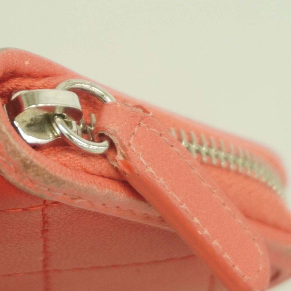 CHANEL Authentic Red Lambskin Leather Wallet - Picture 9 of 10